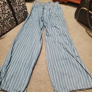 Striped Blue Pants